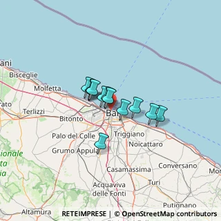 Mappa Porto di Bari, 70122 Bari BA, Italia (8.16667)