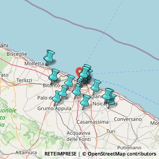Mappa Porto di Bari, 70122 Bari BA, Italia (10.1455)