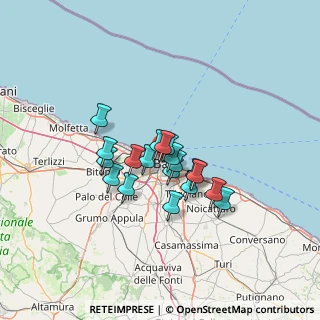 Mappa Porto di Bari, 70122 Bari BA, Italia (9.66526)
