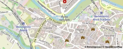 Mappa Benevento