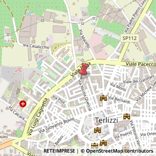Mappa Via Nicola Quercia, 74, 70038 Terlizzi, Bari (Puglia)