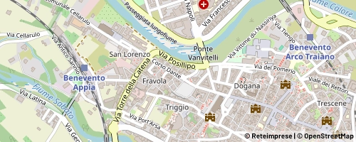 Mappa Benevento