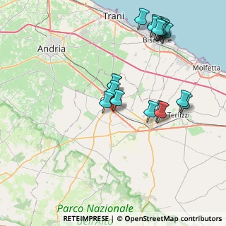 Mappa Viale Degli Abeti, 70033 Corato BA, Italia (9.4435)