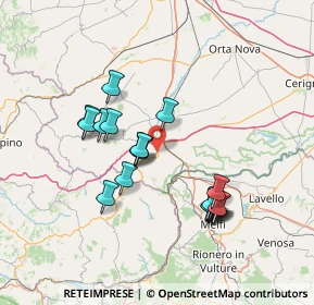 Mappa Viale Antonino Ripandelli, 71024 Candela FG, Italia (14.3675)