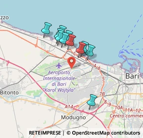 Mappa Via Vito Vasile, 70128 Bari BA, Italia (3.02545)