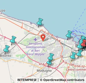 Mappa Via Vito Vasile, 70128 Bari BA, Italia (6.828)