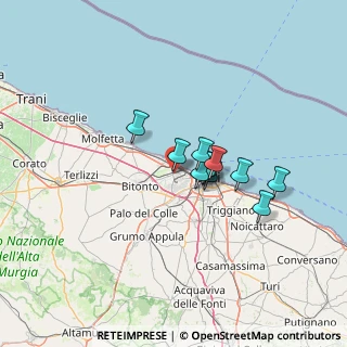Mappa Via Vito Vasile, 70128 Bari BA, Italia (9.74455)