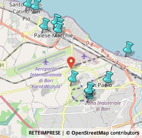 Mappa Via Vito Vasile, 70128 Bari BA, Italia (2.52)