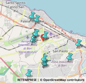 Mappa Via Ermanno Pirè, 70128 Bari BA, Italia (1.99769)