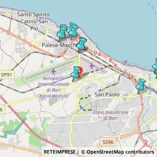 Mappa Via Vito Vasile, 70128 Bari BA, Italia (2.75727)
