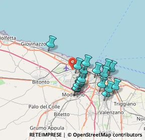 Mappa Via Vito Vasile, 70128 Bari BA, Italia (6.25389)