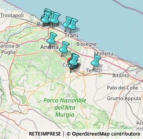 Mappa Via Santa Maria, 70033 Corato BA, Italia (13.77333)