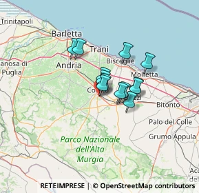 Mappa Via Santa Maria, 70033 Corato BA, Italia (8.49923)