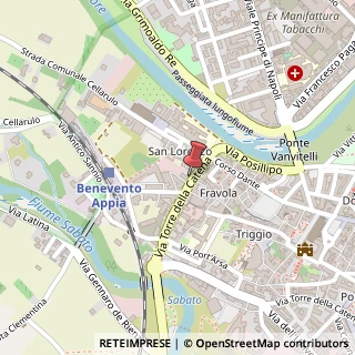Mappa Via Torre della Catena, 235, 82100 Benevento, Benevento (Campania)