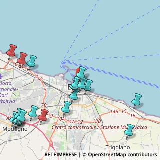 Mappa Vico Cristoforo Colombo, 70122 Bari BA, Italia (6.075)