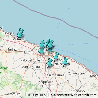 Mappa Vico Cristoforo Colombo, 70122 Bari BA, Italia (10.81333)
