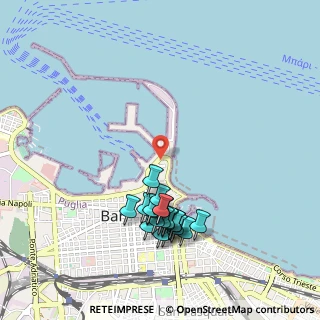 Mappa Vico Cristoforo Colombo, 70122 Bari BA, Italia (1.0745)
