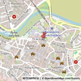 Mappa Via del Pomerio, 28, 82100 Benevento, Benevento (Campania)