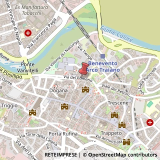 Mappa Via del Pomerio, 24, 82100 Benevento, Benevento (Campania)