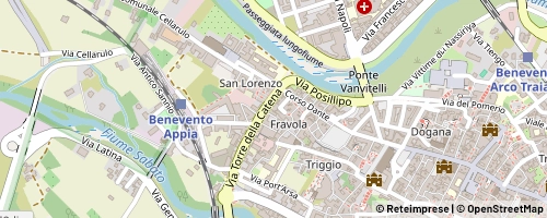 Mappa Benevento