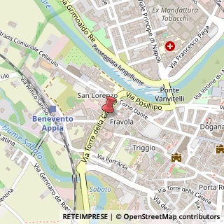 Mappa Via Torre della Catena, 114, 82100 Benevento, Benevento (Campania)