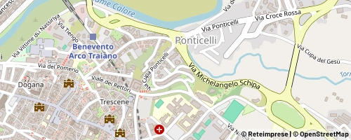 Mappa Benevento