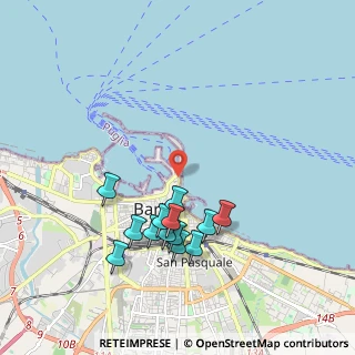 Mappa Piazzale Cristoforo Colombo, 70122 Bari BA, Italia (2.00846)