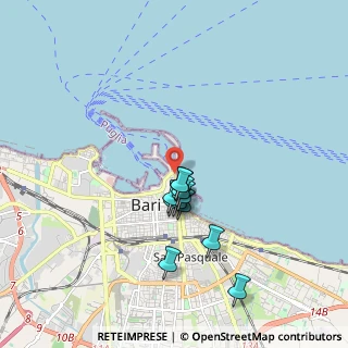 Mappa Piazzale Cristoforo Colombo, 70122 Bari BA, Italia (1.57)