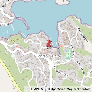Mappa Piazzetta delle Chiacchere, 07021 Porto Cervo SS, Italia, 07021 Arzachena, Sassari (Sardegna)