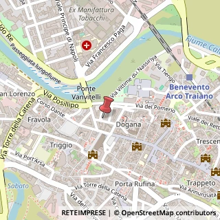 Mappa Via Giuseppe Pasquali, 11, 82100 Benevento, Benevento (Campania)