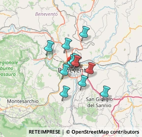 Mappa Corso Vittorio Emanuele III, 82100 Benevento BN, Italia (4.29667)