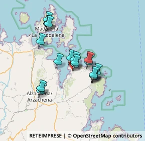 Mappa Località Baia Sardinia, 07021 Arzachena SS, Italia (6.0955)