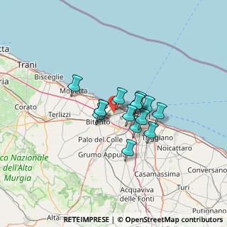 Mappa SP 210, 70128 Bari BA, Italia (9.06467)