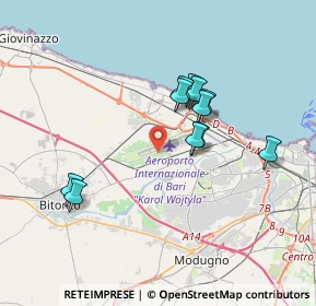 Mappa SP 210, 70128 Bari BA, Italia (3.26636)