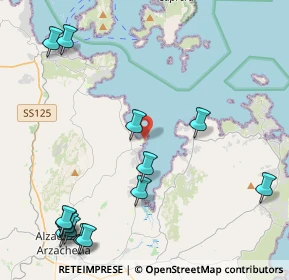 Mappa Località La Conia, 07021 Arzachena SS, Italia (6.06571)