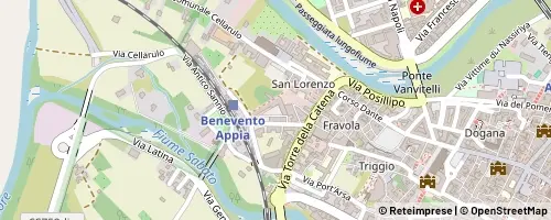 Mappa Benevento