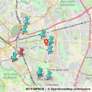 Mappa Via delle Betulle, 00171 Roma RM, Italia (2.49727)