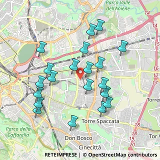 Mappa Via delle Betulle, 00171 Roma RM, Italia (2.0405)