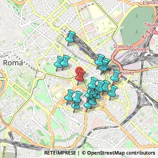 Mappa Via Tasso, 00185 Roma RM, Italia (0.7595)