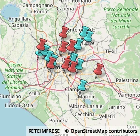 Mappa Via dei Gelsi, 00171 Roma RM, Italia (8.7525)