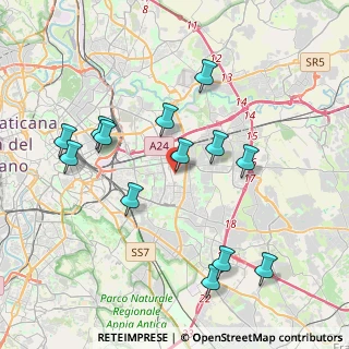 Mappa Via dei Gelsi, 00171 Roma RM, Italia (4.27385)
