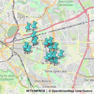 Mappa Via dei Gelsi, 00171 Roma RM, Italia (1.47778)