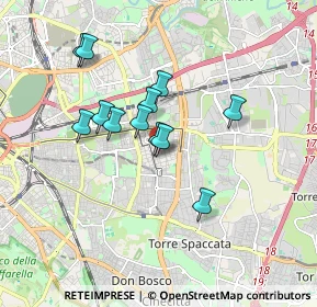 Mappa Via dei Gelsi, 00171 Roma RM, Italia (1.52083)