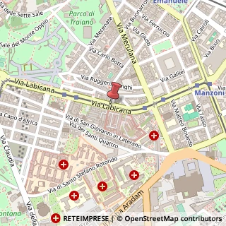 Mappa Via Labicana, 45, 00184 Roma, Roma (Lazio)