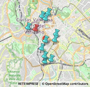 Mappa Via di Porta S. Pancrazio, 00153 Roma RM, Italia (1.515)