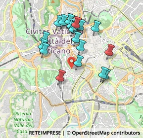 Mappa Via di Porta S. Pancrazio, 00153 Roma RM, Italia (1.852)