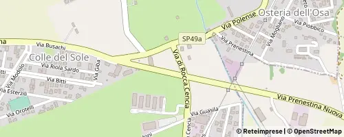 Mappa Gallicano nel Lazio