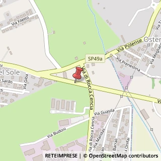 Mappa Via Prenestina Nuova, 7200, 00010 Gallicano nel Lazio, Roma (Lazio)