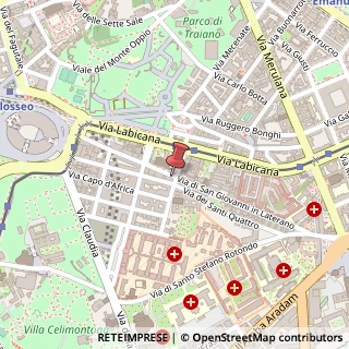 Mappa Via di San Giovanni in Laterano, 126, 00184 Roma, Roma (Lazio)