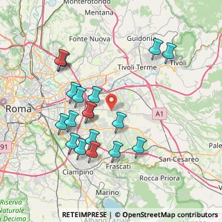 Mappa Via Francavilla Fontana, 00132 Roma RM, Italia (8.03333)